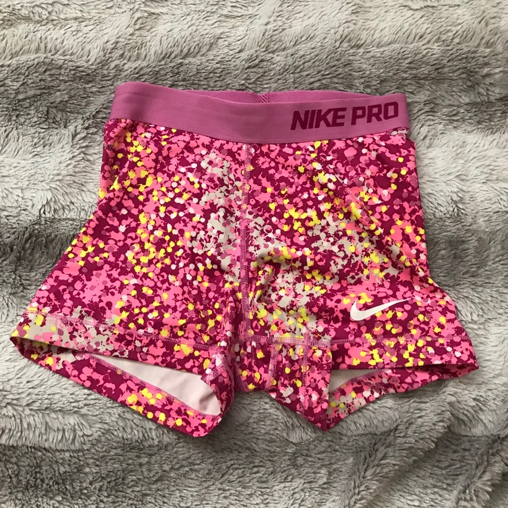 Pink Dot Nike Pro Shorts!